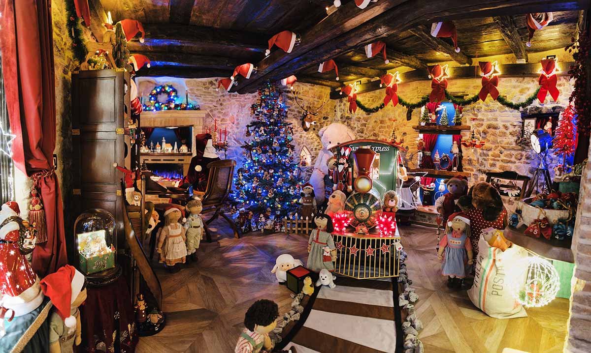 Santa’s Office with the Wishing Train